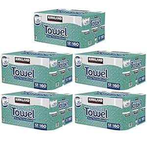 Image of Kirkland Signature Premium Big Roll Paper Towels 60-Roll, 160 Sheets Per Roll