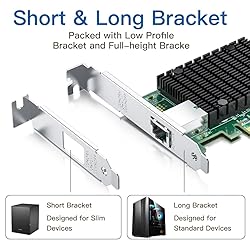 10Gb RJ45 PCI-E Network Card NIC, Compare to Intel