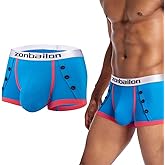 MUEBAIRES Mens Bulge Enhancing Boxer Soft and Fit Well Briefs Supportive Pouch Underwear Comfortable Breathable Soft Stretch.
