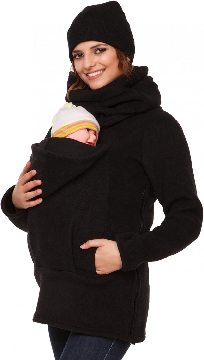 baby holder hoodie