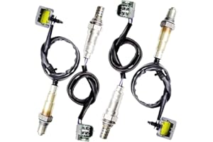 HIGHERBRO 4x Oxygen O2 Sensor for 2004 2005 2006 Infiniti QX56 5.6L; 2004-2006 Nissan Titan 5.6L Upstream + Downstream