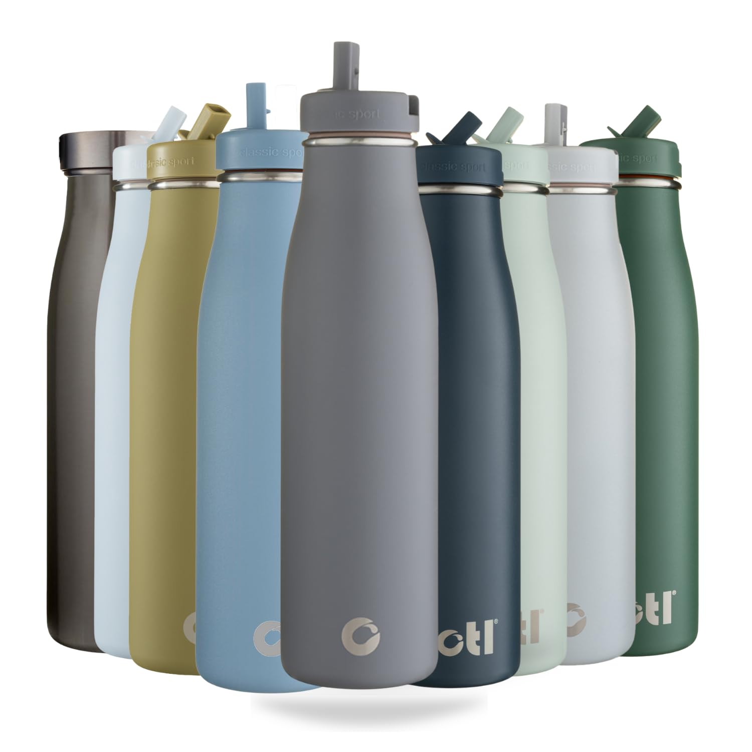 onegreenbottle Evolution Stainless Steel Triple-Walled Isothermal Insulated Leakproof Water Bottle, 500ml for Hot and Cold Drinks - Earth…