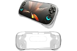 Grip Handle for Retroid Pocket 5, Game Console Holding Handle, TPU Protective Case Holder Adapter (transparent)