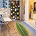 ONEONEY Green Leaf Shaped Oval Bathmat Living Room Carpet Bedroom Rug Washable Rugs Home Decorator Floor Rug and Carpets (17.7