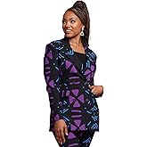 D'IYANU | African Blazer or Pants Suit for Women – Elegant African Attire – Stretch Jacket or Pants – Regular & Plus Sizes