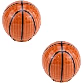 Pastlla 2pcs Basketball Cabinet Knobs Cartoon Ceramic Knobs Drawer Knobs Home Decor Knob for Dresser Cupboard Wardrobe 35mm/1.38in