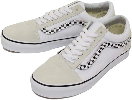 vans sidestripe v old skool white shoes