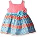 Sweet Heart Rose Girls' Crochet Knit To Printed Chiffon Special Occasion Dress