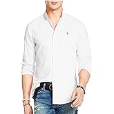POLO RALPH LAUREN Men's Classic Oxford Long Sleeve Sport Shirt