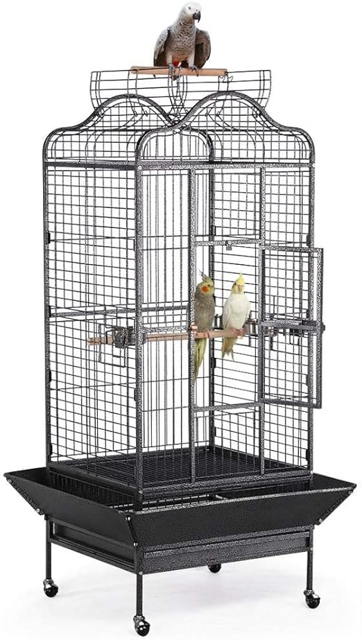 costoffs 160 cm Extra Large Parrot Cage Open Playtop Bird Cage for