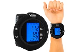 Vive Precision Smart Wrist Blood Pressure Monitor - Digital Automatic Accurate BP Cuff Machine for Irregular Heartbeat & Heart Rate Detection at Home - Portable Wireless Display for Adults, Pregnancy