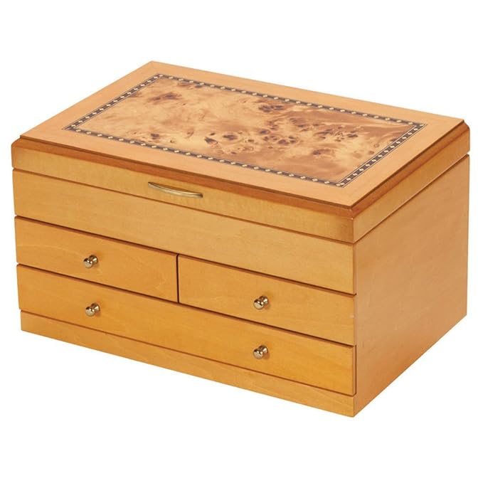 Lionite Meleelise Inlayed Wooden Jewellery Box Clothing Wardrobe