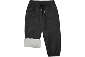 Dreammonkey Kids Snow Pants - Waterproof, Fleece Lined, Windproof & Thermal Insulated Ski/Snow Play Pants for 2T-14Y