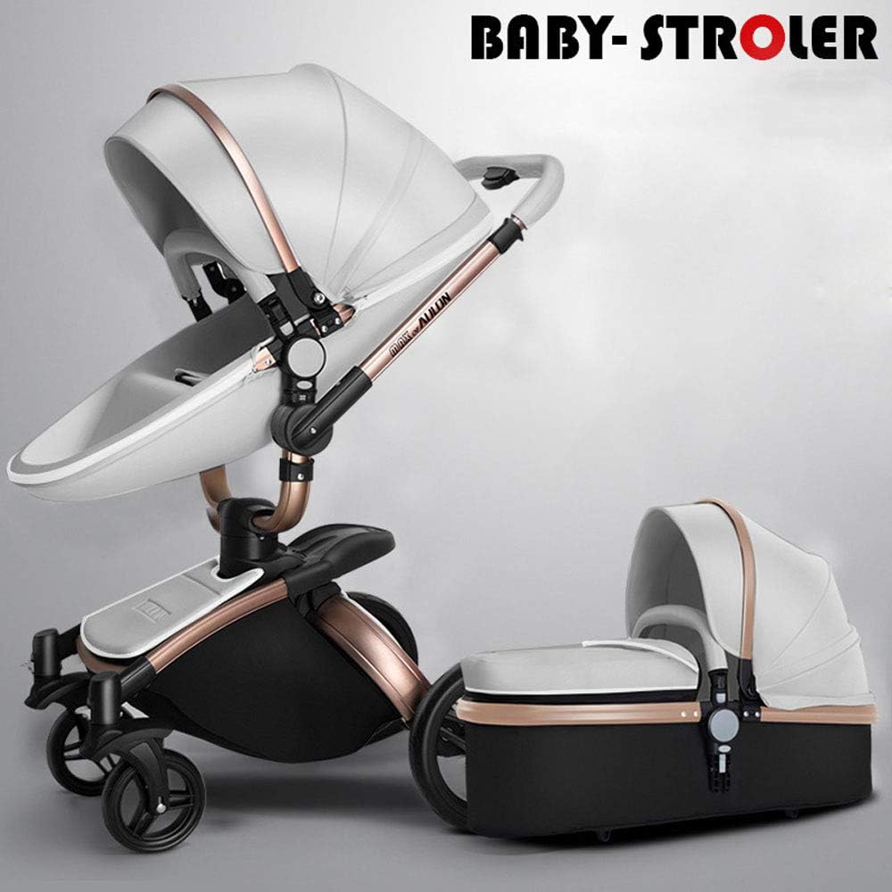 Hot Mom Pushchair 2019,3 in 1 Travel System with 360 Rotation Function,Grey