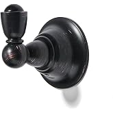 khtumeware 2 Pack 2-3/4inch Oil Rubbed Bronze Robe Hooks | Solid Zinc Alloy | Wall Mounted | Coat Hooks | Hooks Wall Mounted Robe Hooks | For organization in bathrooms entrances.