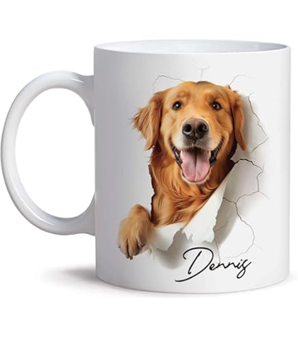 Hotmiss Taza De Café Con Diseño De Perro En El