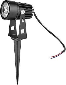 LemonBest® Spotlight 12V DC Paisaje al aire libre de aluminio fundido