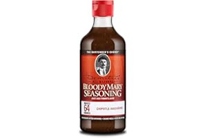DEMITRI'S GOURMET MIXES Demitri’s Chipotle Habañero Bloody Mary Seasoning - Spicy Cocktail Drink Mix - Gluten Free Bloody Mary Mix - Tequila and Vodka Mixers - Bold Flavor Seasoning - 16oz Bottle (Pack of 1)