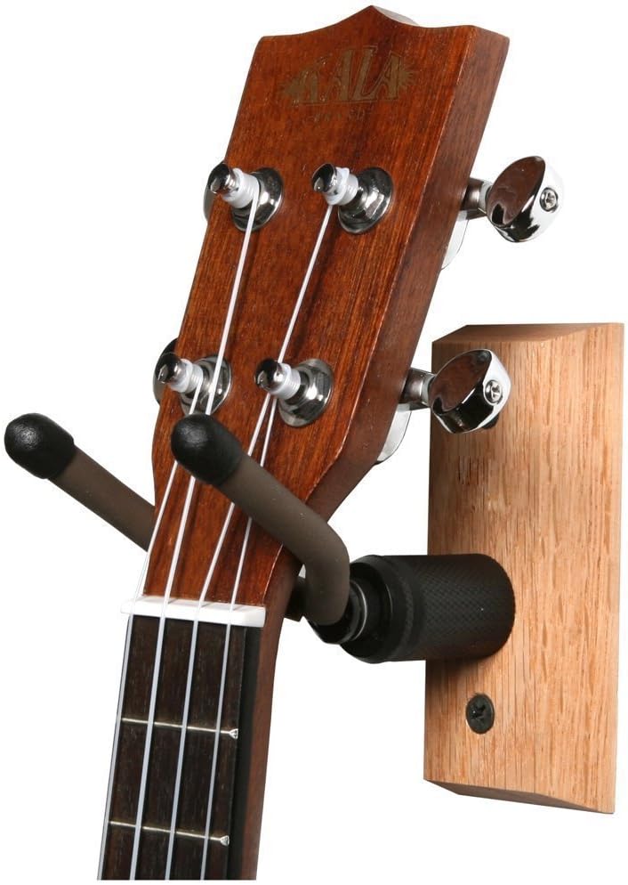 dingdangbell Wall Mountable Guitar Holder Ukulele/Mandolin/Violin Hanger Keeper Hook Rack with Wood Base for Home & Studio - Image 4