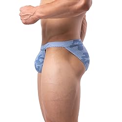 Summer Code Mens Bikini Briefs Low Rise Bulge Pouch