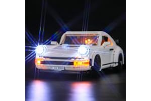 GEAMENT LED Light Kit for New 2021 Porsche 911 - Compatible with Lego 10295 Creator Expert Model (Model Set Not Included)