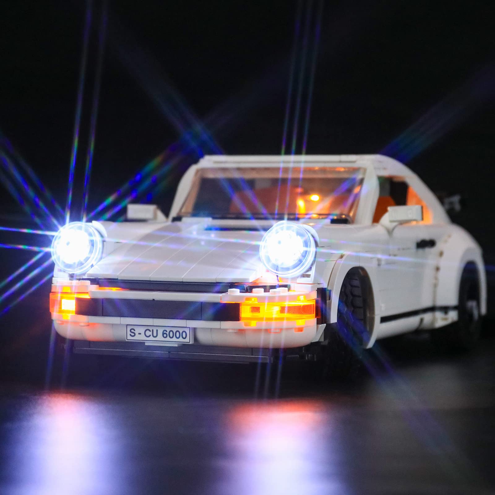 GEAMENT LED Light Kit Compatible with LEGO New 2021 Porsche 911 - for 10295 Creator Expert Model (Building Set Not Included)
