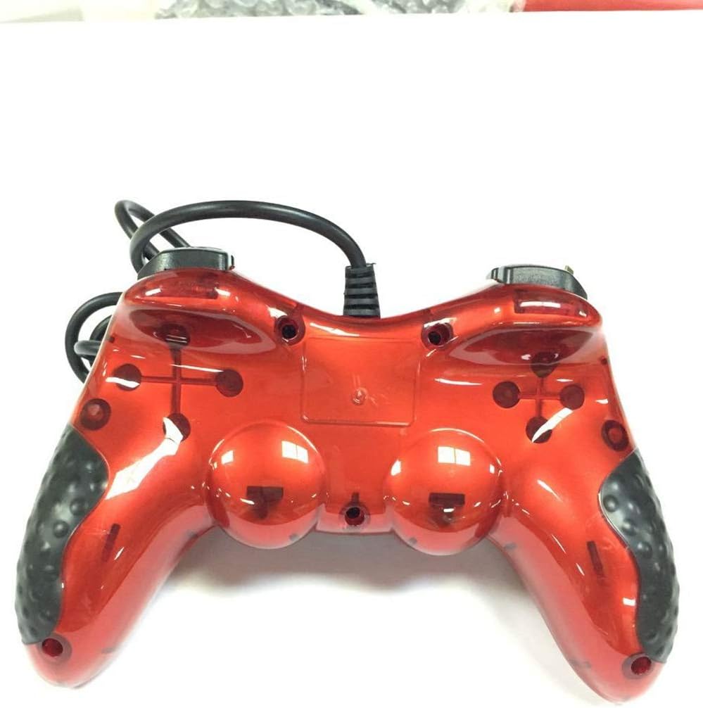 Gaming Wired Gamepad Controller Rii GP500 for PC Windows 98 XP 7 8 10 Games Playstation 3 STEAM Gaming with Joystick Dual Vibration Asymmetric USB Joy pad Handler (TURB 12 FIRE Buttons 4 AXLS): Computers & Accessories