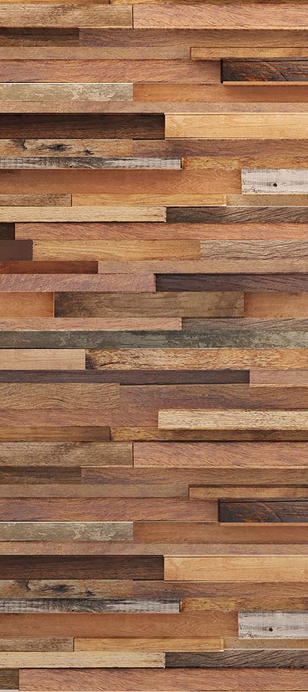 AG Design Wood non-woven universal photo wallpaper for living room, hallway, bedroom, kitchen, summerhouse, 90 x 202 cm.