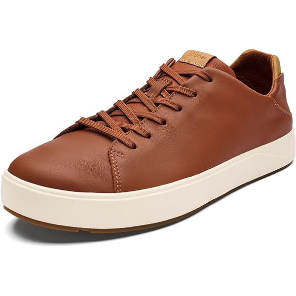 Amazon.com | OLUKAI Huaka'i Li Men's Leather Slip On Shoes, Waxed