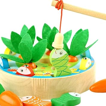 Afufu Giocattoli Montessori 1 2 3 4 5 Anni Giochi Bambini Puzzle In Legno Gioco Educativo Tirare Carota Pesca Giocattolo Giochi Attivita Motorie Compleanno Educativi Regalo Per Bambina Bambino Amazon It Giochi E Giocattoli