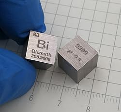 Bismuth Cube - 10mm Pure Metal Element Cubes