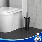 MR.SIGA Toilet Bowl Brush and Holder Black 1 Pack view 4