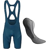 YKYWBIKE Cycling Bibs Men,Elastic Interface Padded Cycling Bib Shorts,Breathable Road Bike Bib Shorts,Biking Bib Short Men