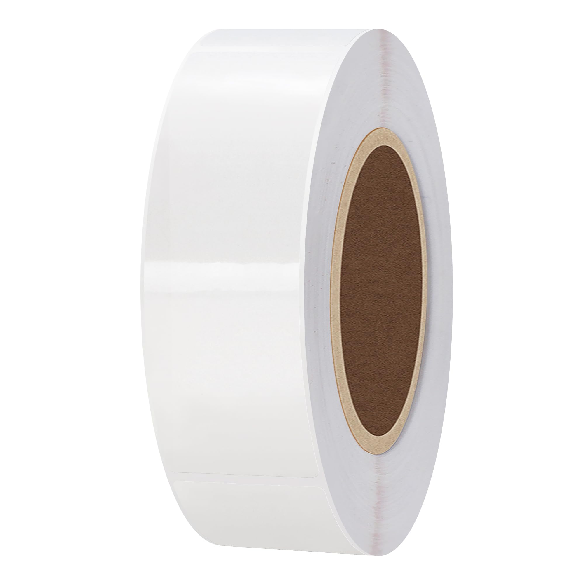 Hylabelest Rectangle Crystal Clear Retail Package Seals Circle Wafer Stickers 25x76mm Transparent Labels (1 * 3 inch)