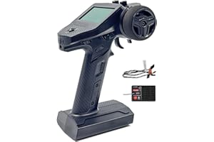 Alaohu FS-G7P+ (FS-G7P Upgraded Version) RC Transmitter and Receiver FS-R11P Fly 2.4GHz Sky Surface 10-Channels Radio Control