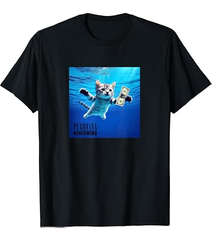Amazon.com: Nirvana Men's Nevermind (Back Print) Slim Fit T-Shirt