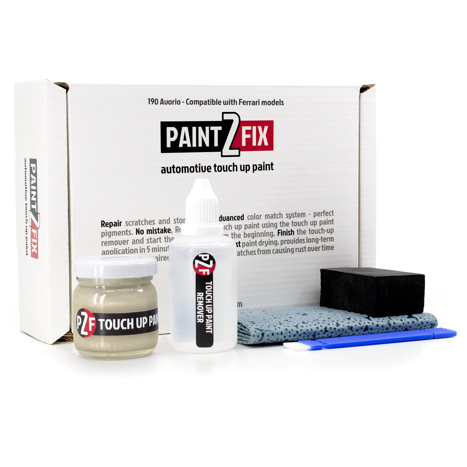 190 Avorio Touch Up Paint Kit for Ferrari Scratch
