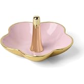 kate spade new york Make It Pop Pink Ring Dish, Jewelry Organizer | gold-plated finish | 2 x 3.375 inch | jewelry tray, trinket dish for rings and earrings, gift for women