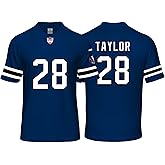 Custom Mens/Youth Football Stitched T-Shirt for Sports Fan Blue No Brand/Logos