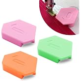 3PCS Magnetic Seam Guide for Sewing Machine, Multifunctional Polygonal Hemmer Guide with Scale, Universal Sewing Quilting Supplies Accessories Tools