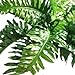 Fake Faux Artificial Boston Ferns Plants Greenery Bushes for Indoor Outside Home Garden Party Decor 4 Bunches 24 Leaves Per Bunch by ZXSWEET