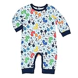 Mickey Mouse Boys Coverall Romper (Baby)