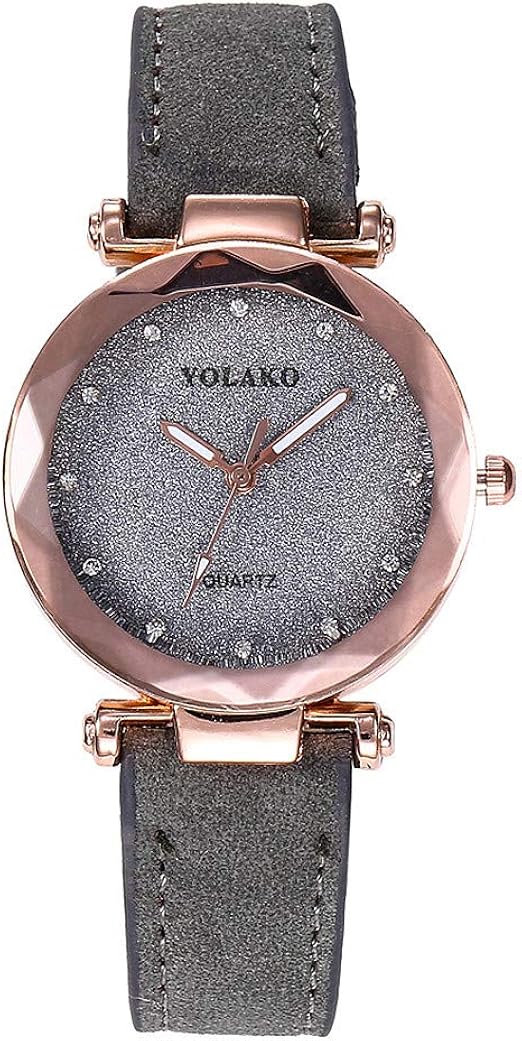 Montre Connectée Femme Pas Cher Amazon Hshing Femme Montre Bracelet Quartz Analog Bracelet en Cuir Cadran