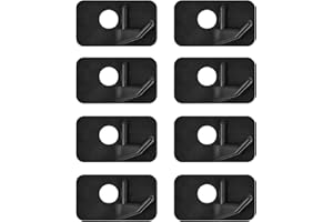 KURUGEILI 8pcs Plastic Archery Arrow Rest with Adhesive Back for Recurve Bow Traditional Bow for Right/Left Hand Shooting Targeting Accessory