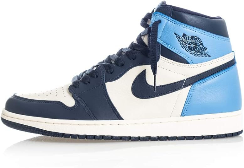 blue and black nike high tops