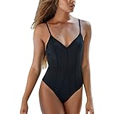 NPRADLA Swimwear for Women,Ladies 1 Piece Swimming Tankini Push Up Padded Bra Printed Bandage Swimsuit Monokini Bikini Sets Swimwear