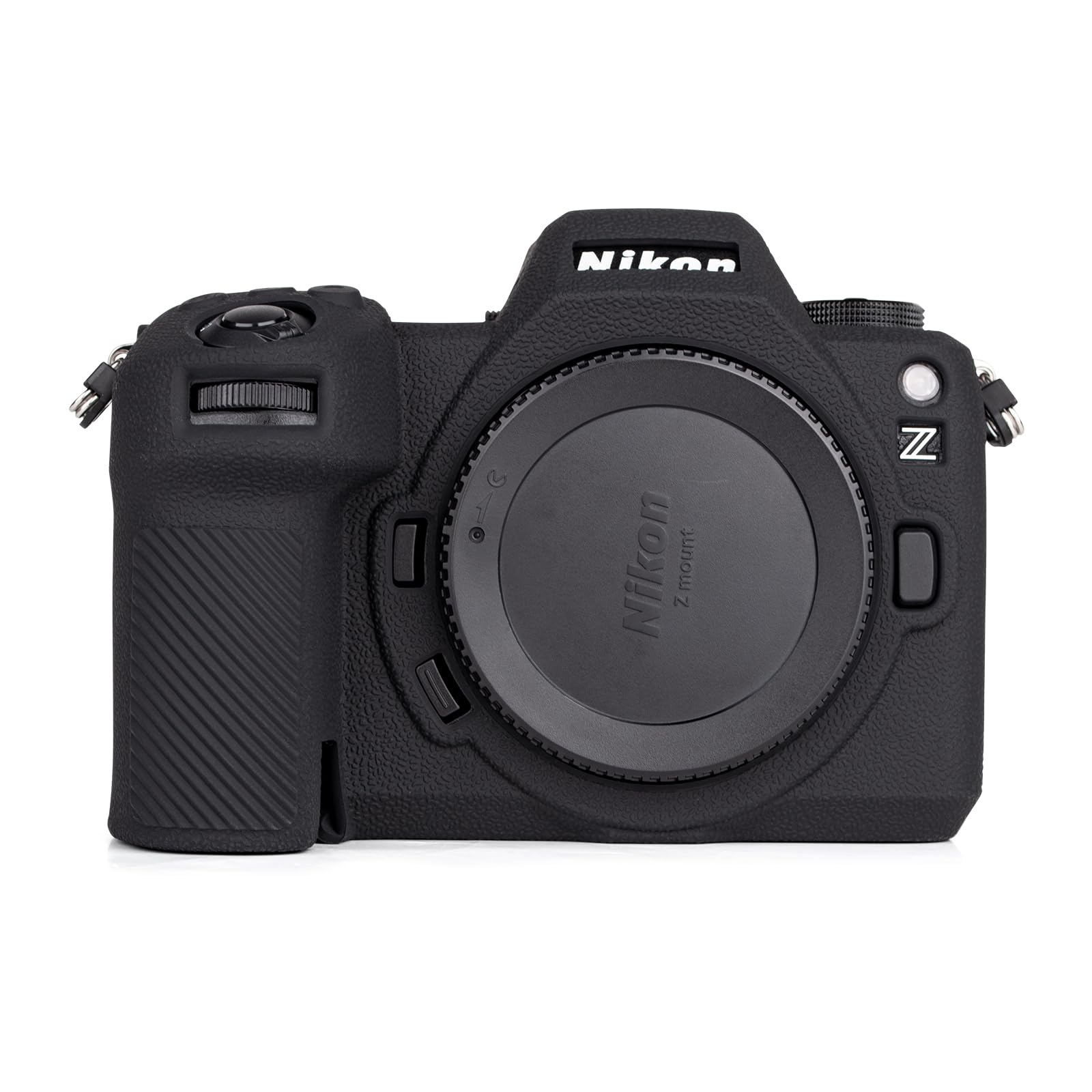 MUZIRI KINOKOO Soft Silicone Case for Nikon Z6 III, Protective Case with Enhanced Grip, Black