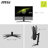 MSI MAG 275CQRF QD E2 27 Inch WQHD Curved Gaming Monitor 180 Hz view 4