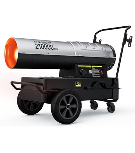 Produktbild von Dura Heat Propan Heizung GFA125A – 70.000-125.000 BTU, Für Baustelle & Garten