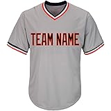 retro v neck baseball jersey